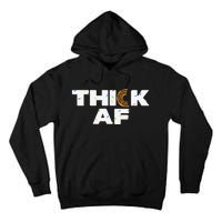 Thick AF Funny Donut Fitness Weightlifting Tall Hoodie