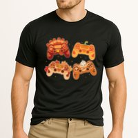 Thanksgiving Autumn Fall Video Game Controllers Cooling Performance Crew T-Shirt