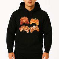 Thanksgiving Autumn Fall Video Game Controllers Hoodie