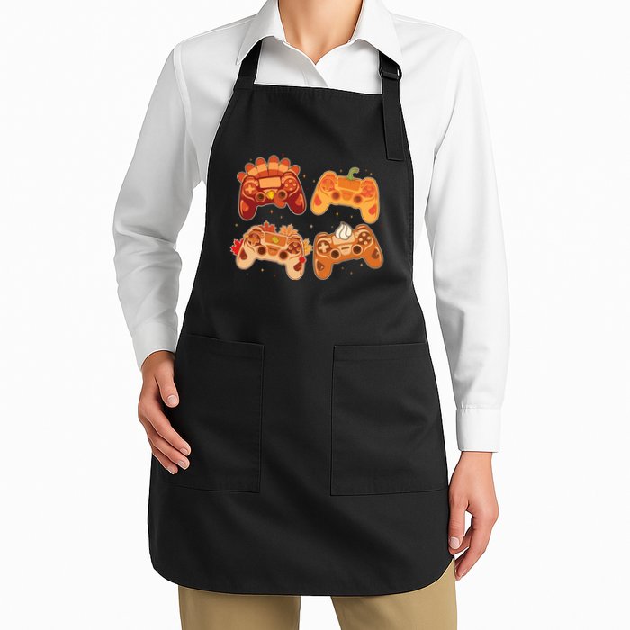 Thanksgiving Autumn Fall Video Game Controllers Apron