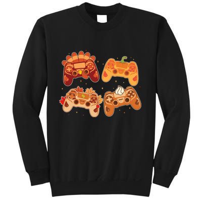 Thanksgiving Autumn Fall Video Game Controllers Sweatshirt