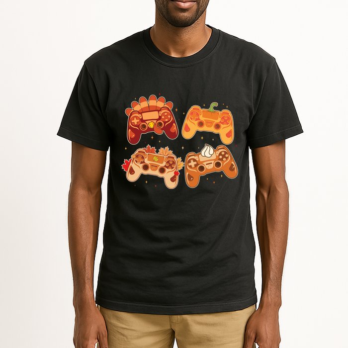 Thanksgiving Autumn Fall Video Game Controllers Tall T-Shirt