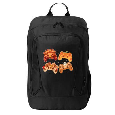 Thanksgiving Autumn Fall Video Game Controllers City Backpack