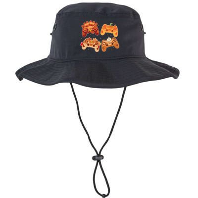 Thanksgiving Autumn Fall Video Game Controllers Bucket Hat