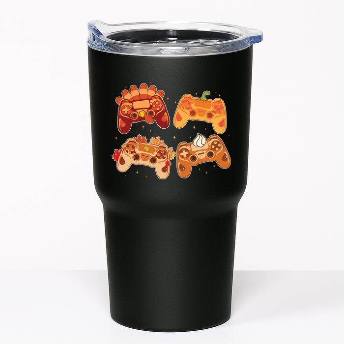 Thanksgiving Autumn Fall Video Game Controllers Tumbler