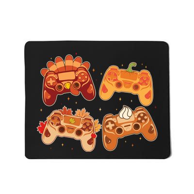 Thanksgiving Autumn Fall Video Game Controllers Mousepad