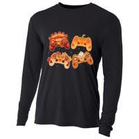 Thanksgiving Autumn Fall Video Game Controllers Cooling Performance Long Sleeve Crew