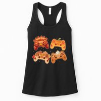 Thanksgiving Autumn Fall Video Game Controllers Womens Tank Top