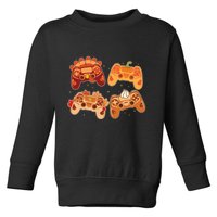 Thanksgiving Autumn Fall Video Game Controllers Toddler Sweatshirt