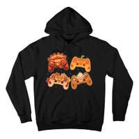 Thanksgiving Autumn Fall Video Game Controllers Tall Hoodie