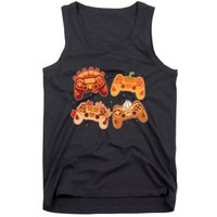 Thanksgiving Autumn Fall Video Game Controllers Tank Top