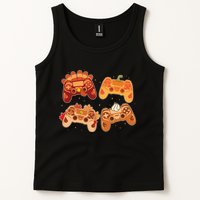 Thanksgiving Autumn Fall Video Game Controllers Tank Top