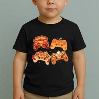 Thanksgiving Autumn Fall Video Game Controllers Toddler T-Shirt