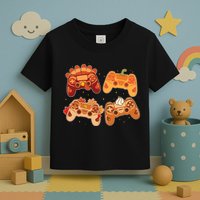 Thanksgiving Autumn Fall Video Game Controllers Toddler T-Shirt