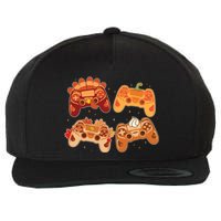 Thanksgiving Autumn Fall Video Game Controllers Wool Snapback Cap