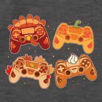 Thanksgiving Autumn Fall Video Game Controllers Vector Backpack