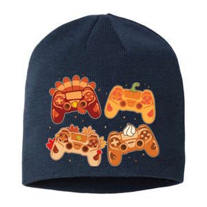 Thanksgiving Autumn Fall Video Game Controllers Sustainable Beanie