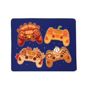 Thanksgiving Autumn Fall Video Game Controllers Mousepad