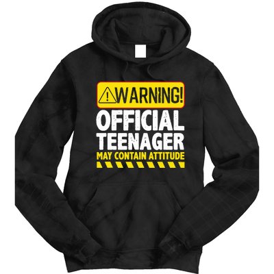 Teenager Art For Boy Girl Teen 13 Year Old Bday Tie Dye Hoodie