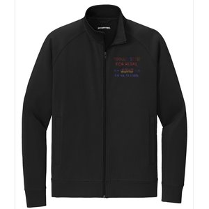 Too Autistic For Retail Too Adhd For Desk Work Stretch Full-Zip Cadet Jacket