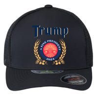 Trump A Fine President 2024 Flexfit Unipanel Trucker Cap