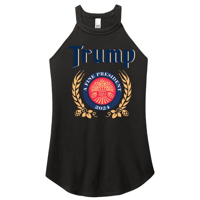 Trump A Fine President 2024 Women's Perfect Tri Rocker Tank