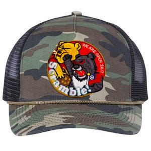 Taiwan Air Force Badge Retro Rope Trucker Hat Cap