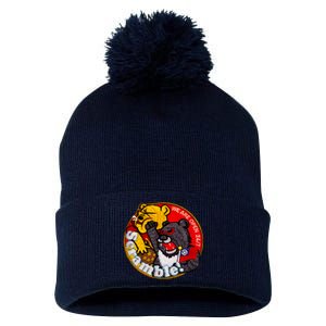 Taiwan Air Force Badge Pom Pom 12in Knit Beanie