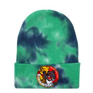 Taiwan Air Force Badge Tie Dye 12in Knit Beanie