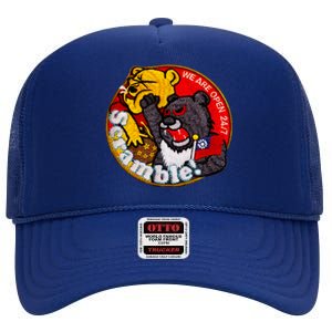 Taiwan Air Force Badge High Crown Mesh Back Trucker Hat