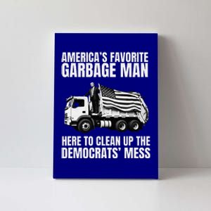 Trump AmericaS Favorite Garbage Man Trash Truck Photo Maga Canvas