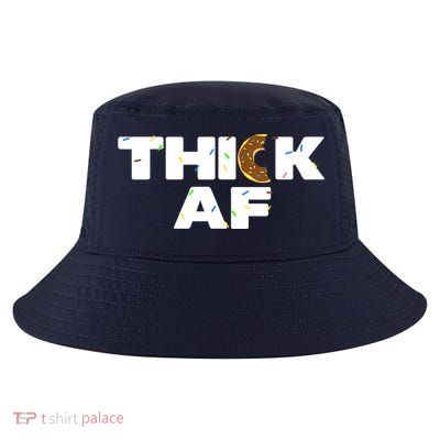 Thick AF Funny Donut Fitness Weightlifting Cool Comfort Performance Bucket Hat