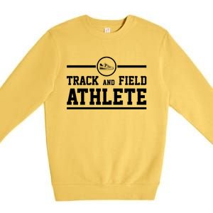 Track And Field Athlete Gift Premium Crewneck Sweatshirt