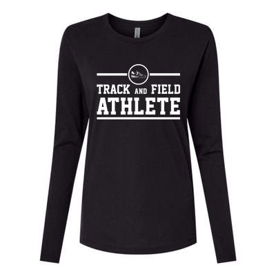 Track And Field Athlete Gift Womens Cotton Relaxed Long Sleeve T-Shirt