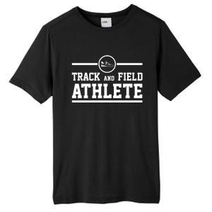 Track And Field Athlete Gift Tall Fusion ChromaSoft Performance T-Shirt