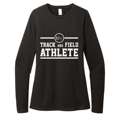 Track And Field Athlete Gift Womens CVC Long Sleeve Shirt