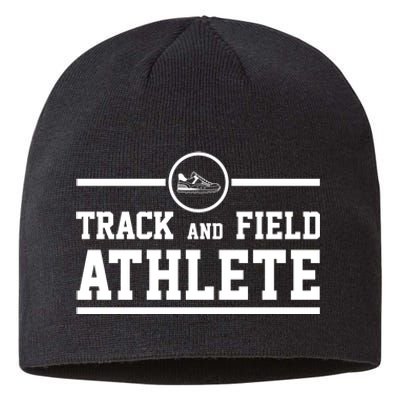 Track And Field Athlete Gift Sustainable Beanie