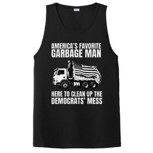 Trump AmericaS Favorite Garbage Man Trash Truck Photo Maga PosiCharge Competitor Tank