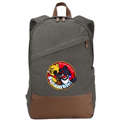 Taiwan Air Force Badge Cotton Canvas Backpack