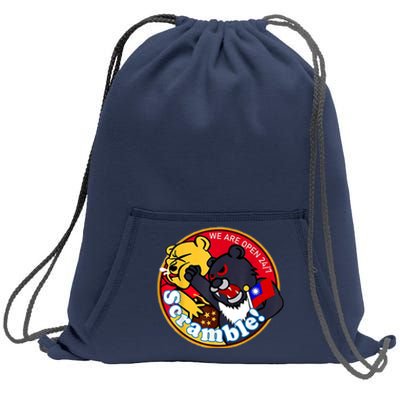 Taiwan Air Force Badge Sweatshirt Cinch Pack Bag