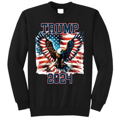 Trump American Flag President Election Sweatshirt