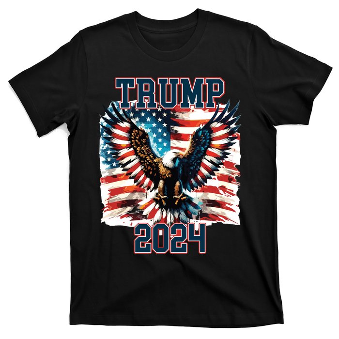 Trump American Flag President Election T-Shirt