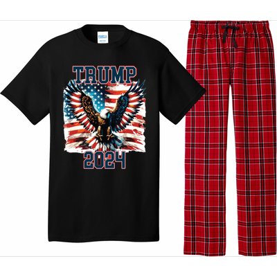 Trump American Flag President Election Pajama Set