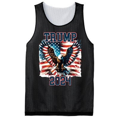 Trump American Flag President Election Mesh Reversible Basketball Jersey Tank