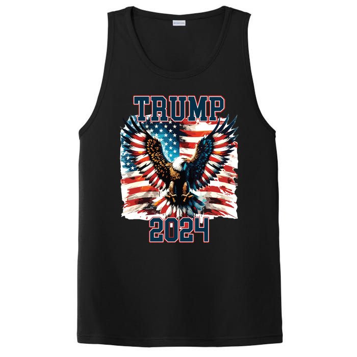 Trump American Flag President Election PosiCharge Competitor Tank