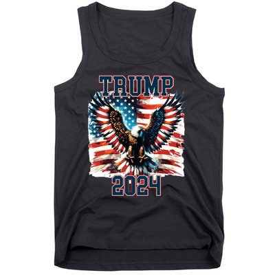 Trump American Flag President Election Tank Top