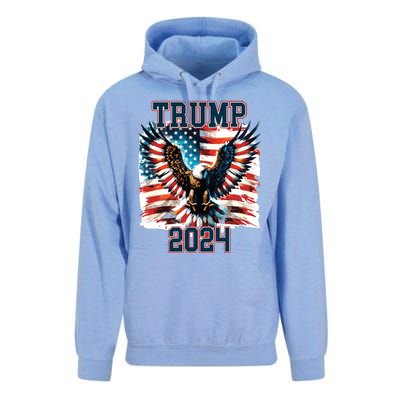 Trump American Flag President Election Unisex Surf Hoodie