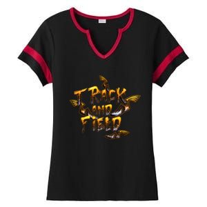 Track And Field Ladies Halftime Notch Neck Tee