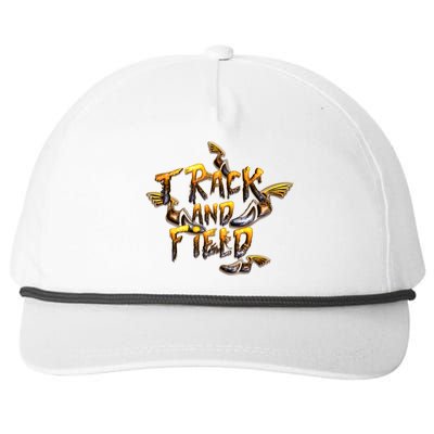 Track And Field Snapback Five-Panel Rope Hat