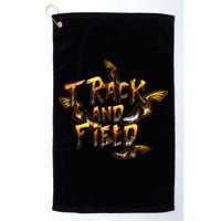 Track And Field Golf Towel